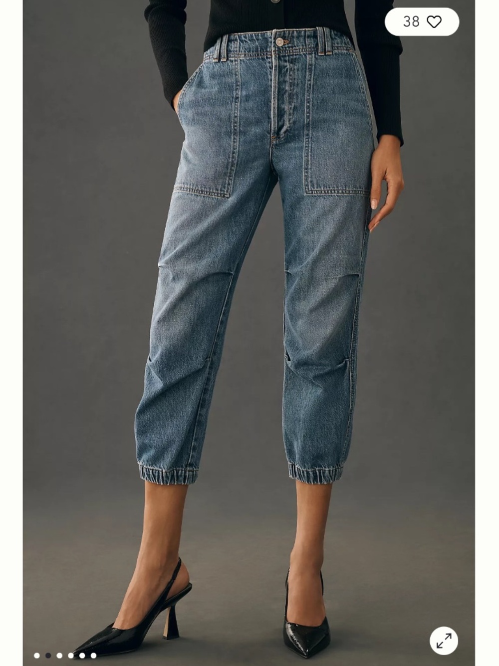 Citizens of Humanity Agni Utility Trouser Jeans Anthropologie Size 25 Blue